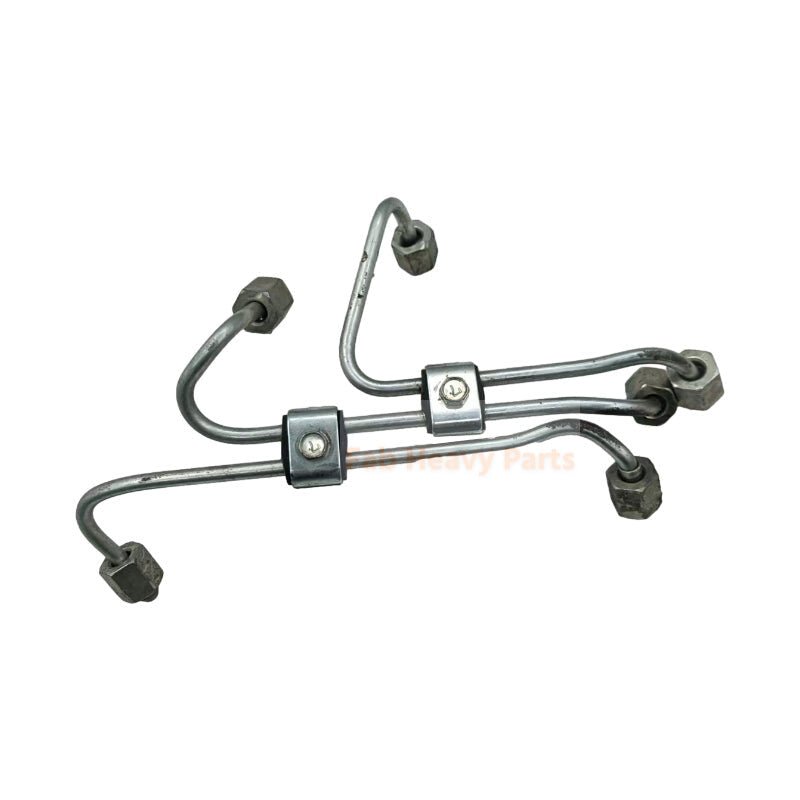 Fuel Injection Pipe Set 131507740 131507750 131507760 for Perkins 100 400 Shibaura S773 Northern Lights 773L Engine - Fab Heavy Parts