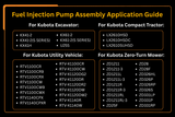 Fuel Injection Pump Assembly 16032 - 51013 Fit for Kubota Engine D905 D1005 D1105 D1305 - Fab Heavy Parts