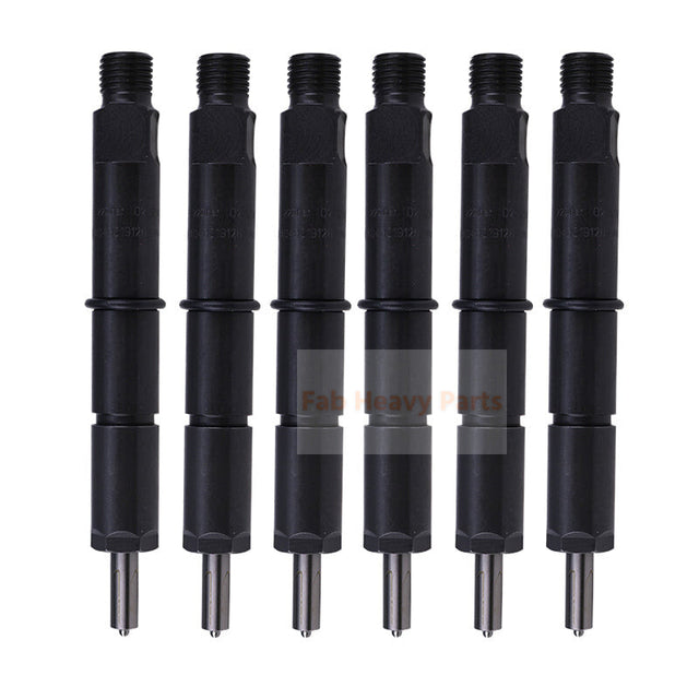 6 Piece Fuel Injector 02112949 Fits for Deutz Engine BF4M2012C BF6M2012C Volvo Excavator EC210