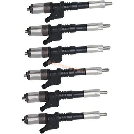 Fuel Injector 095000 - 0800 095000 - 0801 Fits For Komatsu Pc400 - 7 WA470 - 5 - Fab Heavy Parts