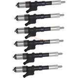 Inyector de combustible 095000-0800 095000-0801 Se adapta a Komatsu PC400-7 WA470-5