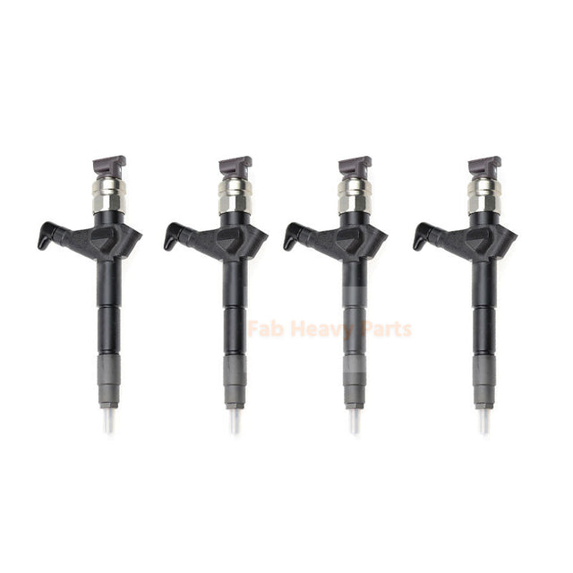 4 Piece Fuel Injector 095000-7610 23670-09260 23670-0R160 FITS PARA SA TOYOTA ENGINE 2AD-FTV AVENSIS