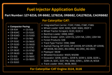 Fuel Injector 127-8216 1278216 0R-8682 0R8682 Fits for Caterpillar CAT 3116 3114 Engine M320 M325B 320B 322B 322C 325B M318 953C 963B 963C 613C 924F - Fab Heavy Parts