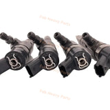 4 PCS Fuel Injector 129A00-53100 0445110463 for Yanmar Engine 4TNV88C 3TNV88C