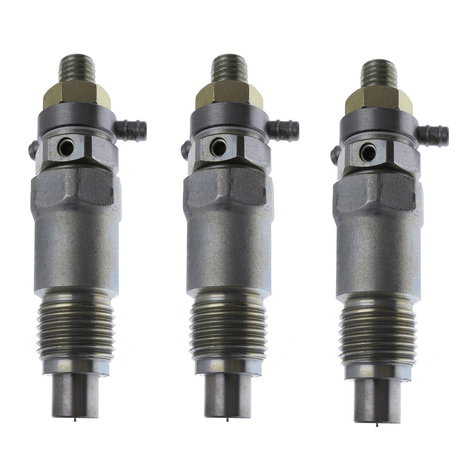 Fuel Injector 15221 - 53030 for Kubota L295DT L305DT L345 Engine D1402 V1702 - Fab Heavy Parts