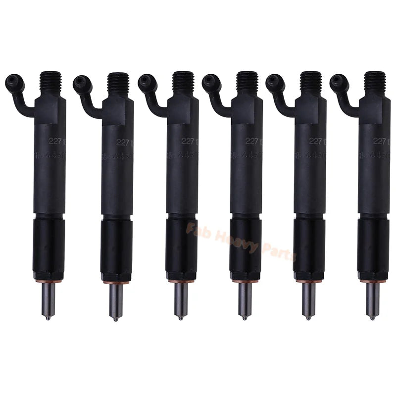 6 PCS Fuel Injector 227-1028 2271028 Fits for Caterpillar CAT Engine 3044C Loader 246C 256C 262C 277C 287C