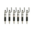 6 PCS Fuel Injector 235-5901 2355901 Fits for Caterpillar CAT Engine 3044C C3.4 3046 Loader 236B 248B 256C 262B 272C 287B