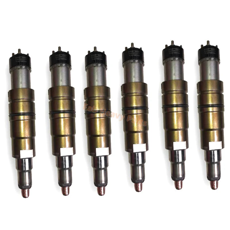 6 PCS Fuel Injector 2897320 Fits for Cummins Engine QSX15 ISX15 X15