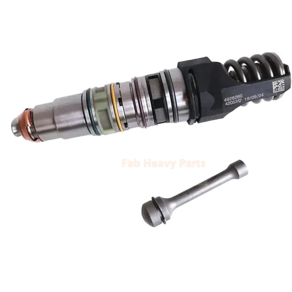 Fuel Injector 4928260 for Cummins Engine QSX15 ISX15 Hyundai Excavator R800LC - 9 R800LC7A R8007AFS - Fab Heavy Parts