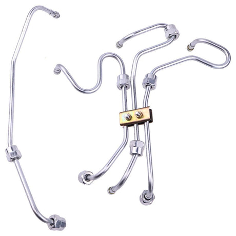 Fuel Injector Pipe Set VI8970177881 VI8970177871 VI8970177891 VI8970177901 for Isuzu Engine 4JG1 4JB1 Kobelco Excavator SK80CS - 1E 80MSR - 1E 80MSR 70SR 70SR - 1E SK80CS - Fab Heavy Parts