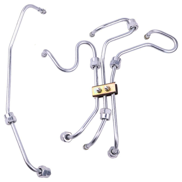 Fuel Injector Pipe Set VI8970177881 VI8970177871 VI8970177891 VI8970177901 for Isuzu Engine 4JG1 4JB1 Kobelco Excavator SK80CS - 1E 80MSR - 1E 80MSR 70SR 70SR - 1E SK80CS - Fab Heavy Parts