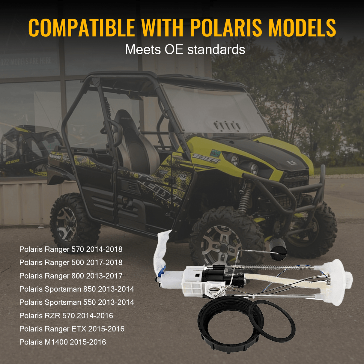 Fuel Pump 2521322 2204945 for Polaris Ranger 570 500 800 Sportsman 850 RZR 570 - Fab Heavy Parts