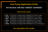 Fuel Pump 349 - 5327 3495327 Fits for Caterpillar CAT Loader 299C 289C 279C 277C 259B3 256C 246C Engine 3044C C3.4 - Fab Heavy Parts