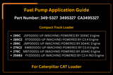 Fuel Pump 349 - 5327 3495327 Fits for Caterpillar CAT Loader 299C 289C 279C 277C 259B3 256C 246C Engine 3044C C3.4 - Fab Heavy Parts