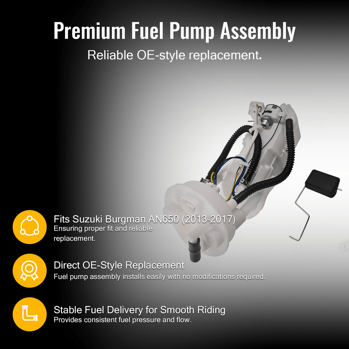 Fuel Pump Assembly 15100 - 10G10 Fits for Suzuki Burgman AN650 2013 - 2017 - Fab Heavy Parts