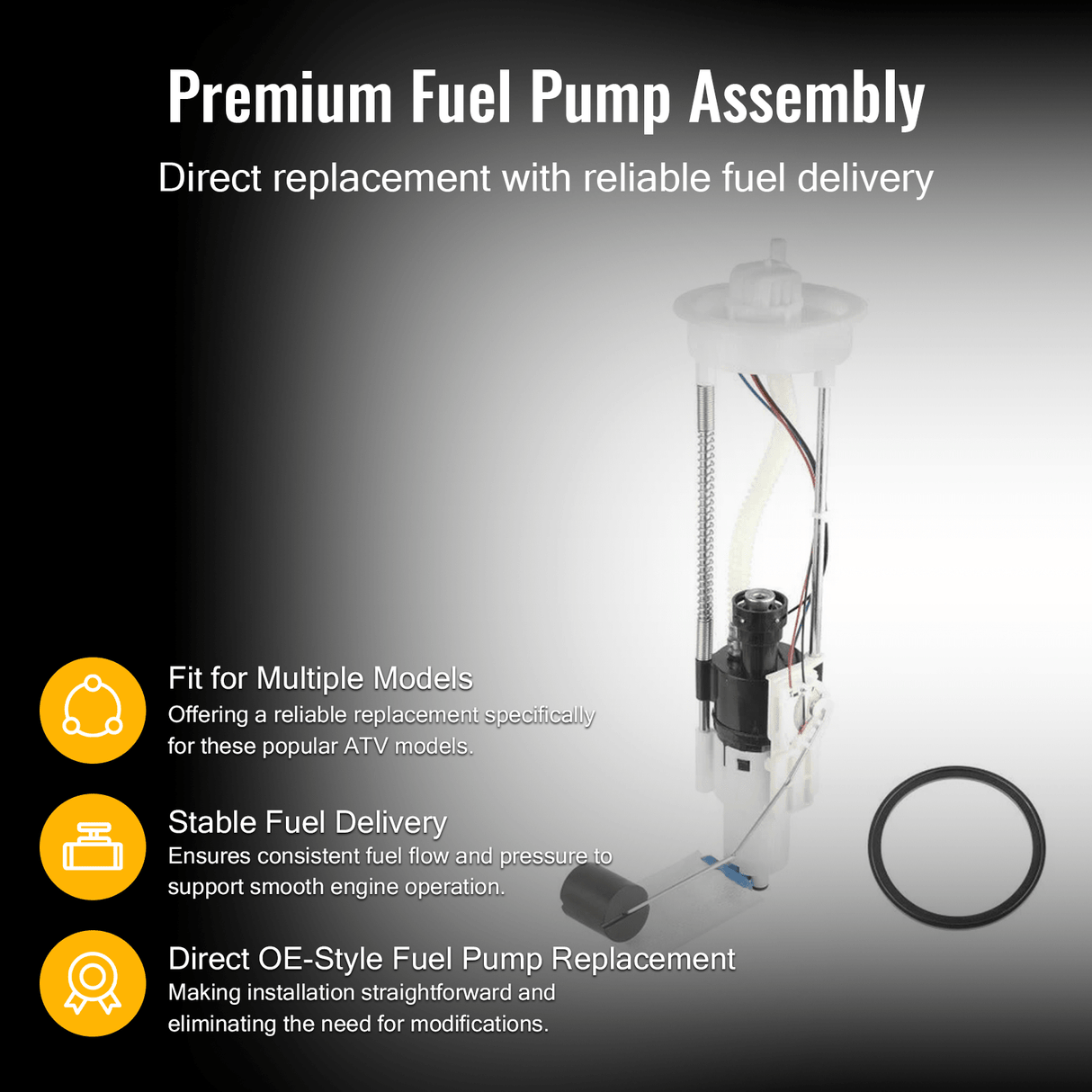 Fuel Pump Assembly 2204401 Fits for Polaris Sportsman 550 850 2011 - 2014 - Fab Heavy Parts