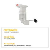 Fuel Pump Assembly 49040 - 0717 49040 - 0033 Fits for Kawasaki EFI Brute Force 750 2008 - 2020 EPS ATV - Fab Heavy Parts