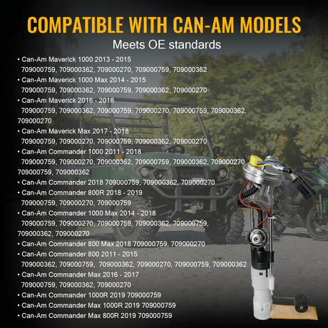 Fuel Pump Assembly 709000362 709000759 Fits for Can - Am 12 - 20 Commander Maverick 800 1000 - Fab Heavy Parts