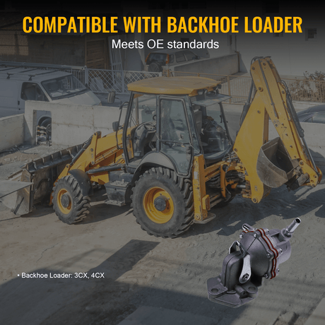 Fuel Pump BCD2733 for JCB Backhoe Loader 3CX 4CX - Fab Heavy Parts