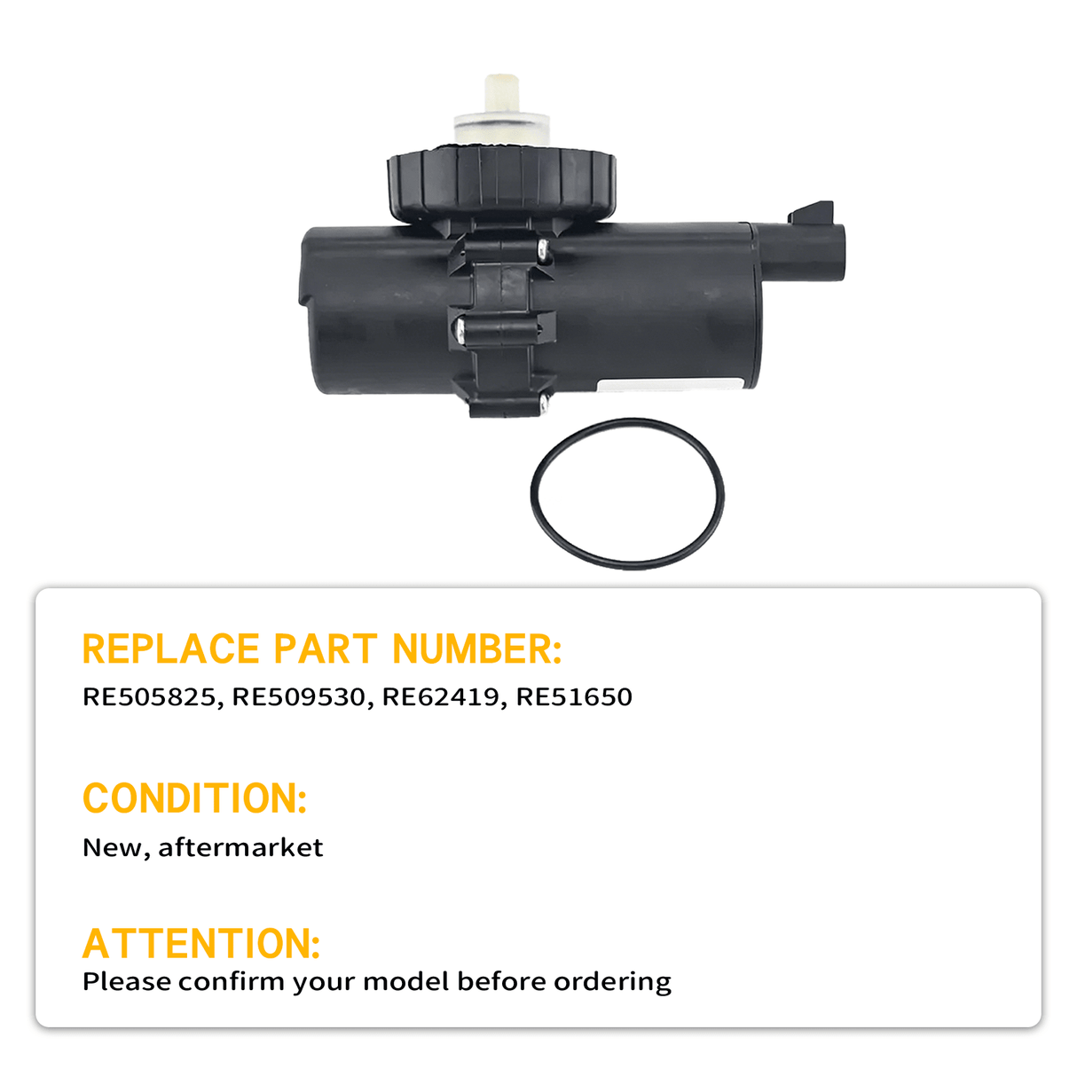 Fuel Pump RE509530 Fits for John Deere Tractors 6310 6410 6510 6610 6810 6910 6910S - Fab Heavy Parts