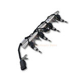 Fuel Rail w/Injectors 12650736 12633784 12608366 12608362 Fits for Chevy Equinox For Buick LaCrosse For GMC Terrain 2.4L - Fab Heavy Parts