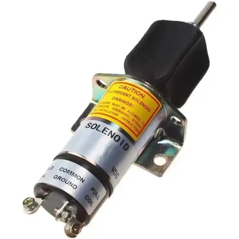 Fuel Shut Off Solenoid 1502ES - 24C6U1B1S1 1500 - 1009 for Woodward 24V 1502ES - Fab Heavy Parts