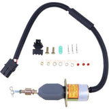 Fuel Shut Off Solenoid Valve Flameout Solenoid Switch 13026889 Fits for Weichai Shantui SR10 - Fab Heavy Parts