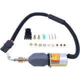 Fuel Shut Off Solenoid Valve Flameout Solenoid Switch 13026889 Fits for Weichai Shantui SR10 - Fab Heavy Parts