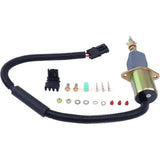 Fuel Shut Off Solenoid Valve Flameout Solenoid Switch 13026889 Fits for Weichai Shantui SR10 - Fab Heavy Parts