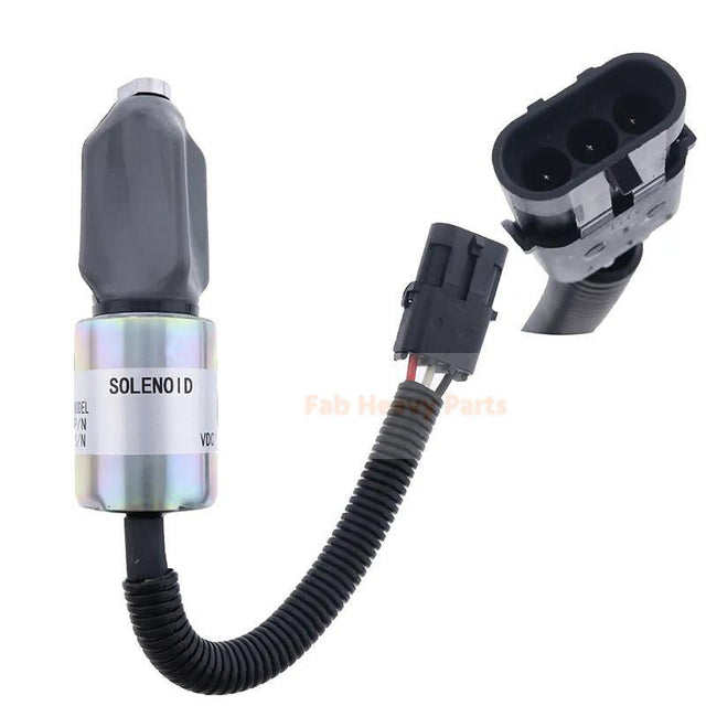 Fuel Shutoff Solenoid 12V 2326016890 Fits for Haulotte Compact 10DX 12DX - Fab Heavy Parts