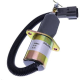 Fuel Solenoid 129953 - 77811 1751ES - 12A3UC12B1S SA - 4673 - S for Hyundai R55 - 7 R60 - 5 Volvo EC55 ECR88 Yanmar Vio55 Vio75 Engine 4TNV94 4TNE94L 4TNV98 - Fab Heavy Parts