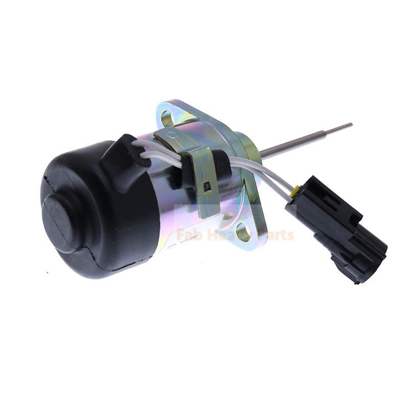 Fuel Stop Solenoid 1E411 - 60012 Fits for Kubota D722 D902 Z482 Engine - Fab Heavy Parts