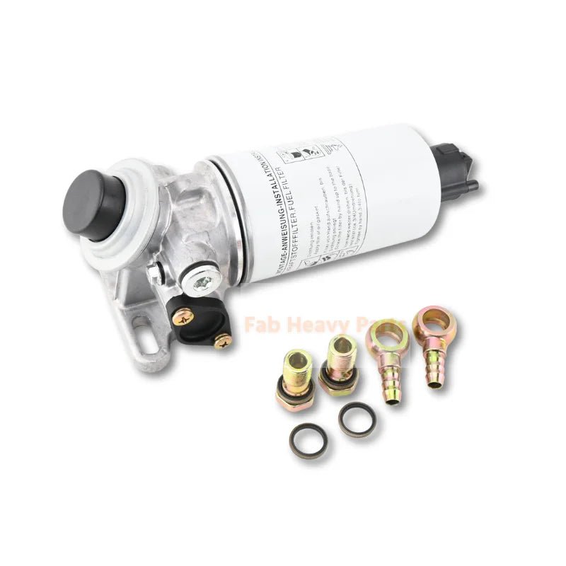 Fuel Water Separator Assembly 1J430 - 43350 for Kubota V1505 V2403 V2607 V3307 V3800 - Fab Heavy Parts