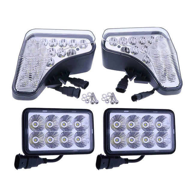 Full LED Light Kit 7251341 7251340 9829523 Aftermarket Replacement For Bobcat Loader A770 S450 S510 S530 S550 S570 S590 S595 S630 S650 S740 S750 T450 T550 T590 T630 T650 T750 T770 T870