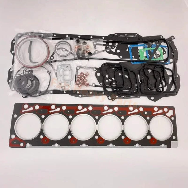 Gasket Kit for 6159 - K2 - 9900 Fits Komatsu Engine 6D125 - 3 SAA6D125E - 3 Excavator PC400 - 7 PC400LC - 7 Wheel Loader WA470 - 5 WA480 - 5 - Fab Heavy Parts