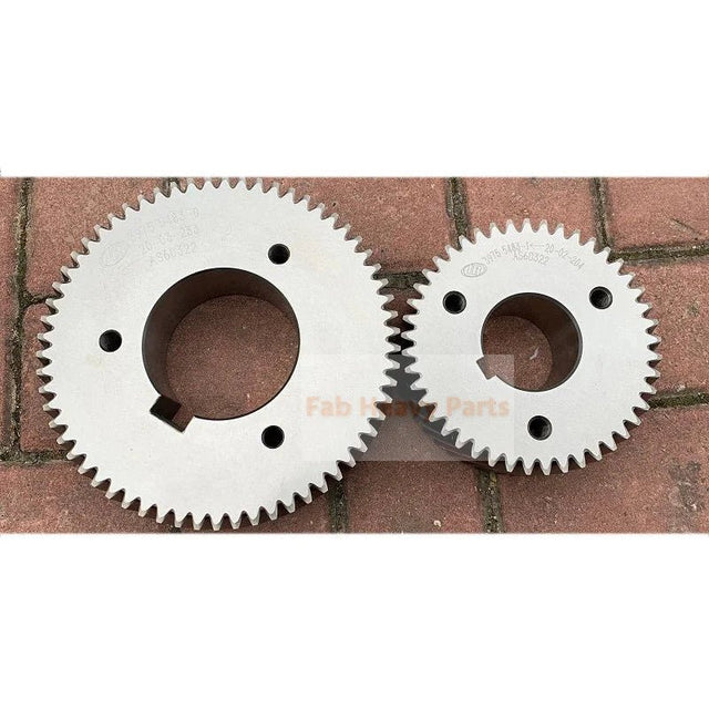 Gear Set 39755400P 39755400G for Ingersoll Rand Air Compressor - Fab Heavy Parts