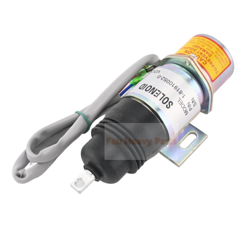 Genuine Solenoid Valve 1 - 81910052 - 0 1819100520 for Isuzu Engine 6BD1 6BB1 6BG1 6RB1 4JG1 4JG2 - Fab Heavy Parts