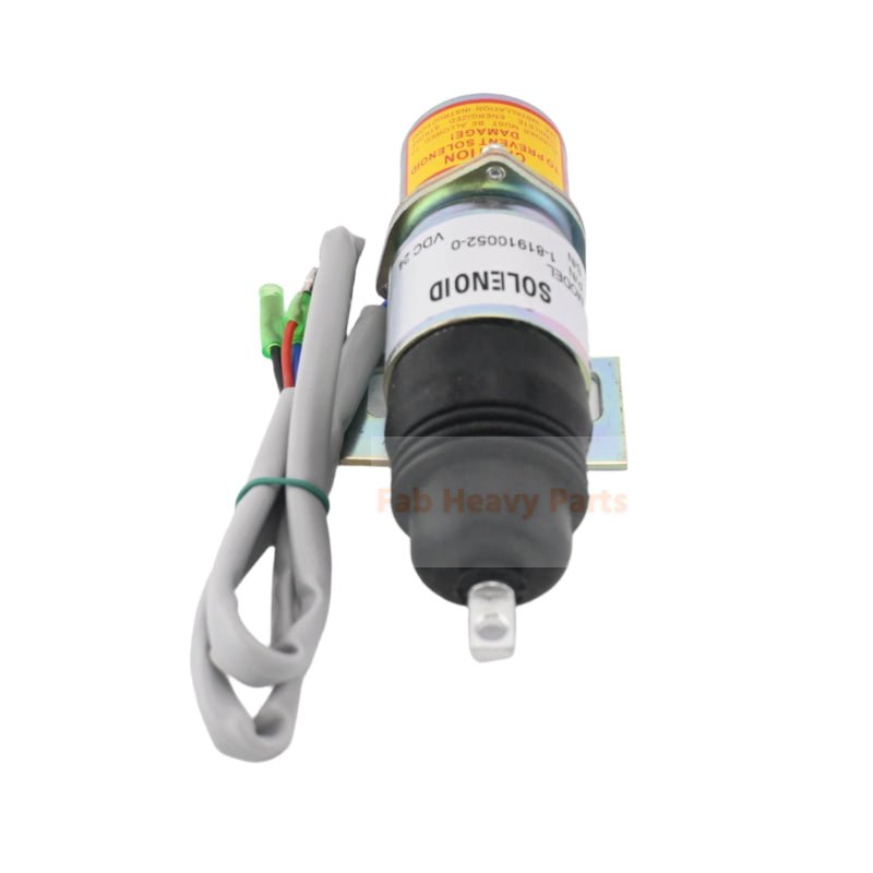 Genuine Solenoid Valve 1 - 81910052 - 0 1819100520 for Isuzu Engine 6BD1 6BB1 6BG1 6RB1 4JG1 4JG2 - Fab Heavy Parts