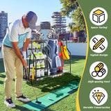 Golf Bag Storage Garage Organizer Golf Club Bag Storage Rack - Fab Heavy Parts