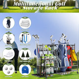 Golf Bag Storage Garage Organizer Golf Club Bag Storage Rack - Fab Heavy Parts