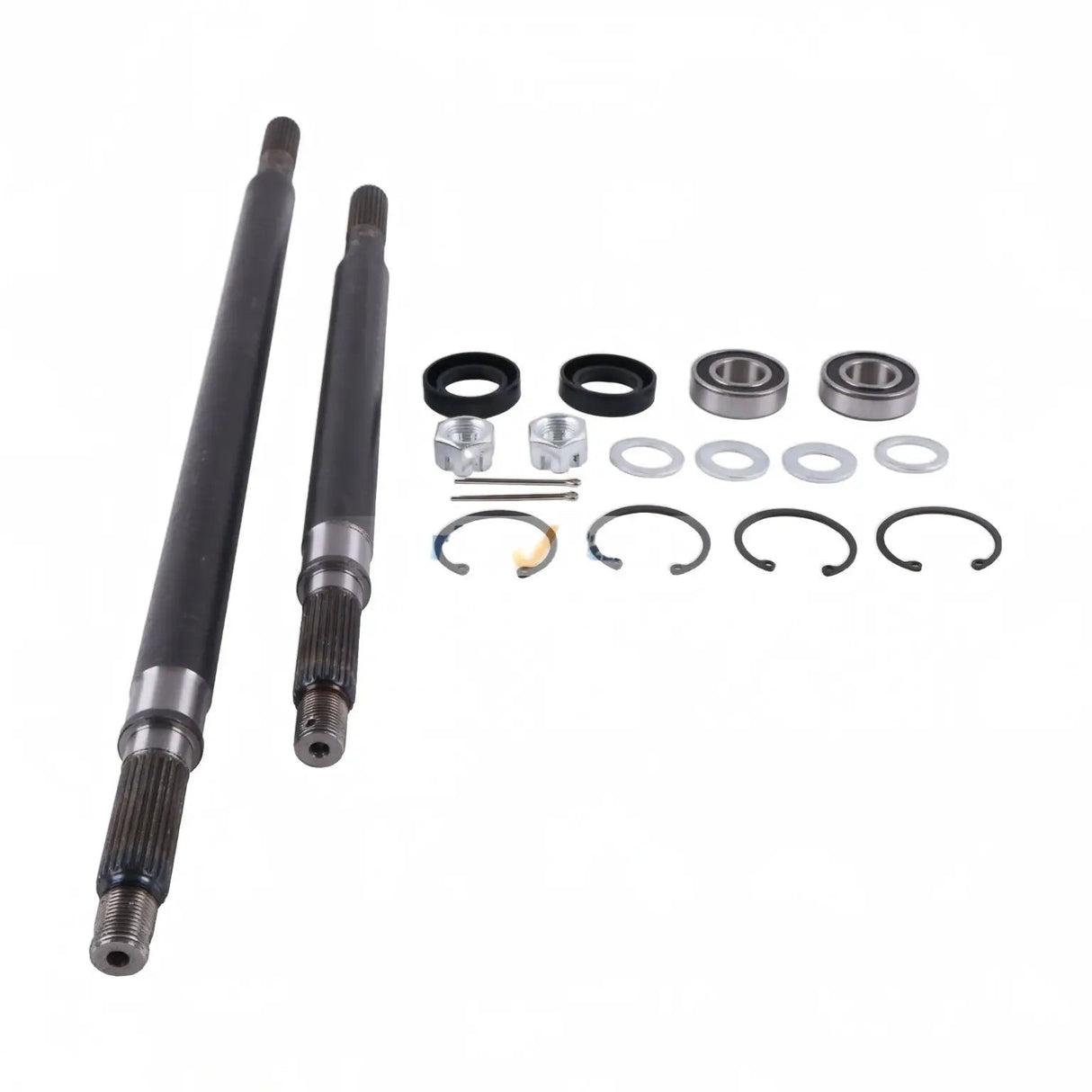 Golf Cart Driver Side &amp; Passenger Side Rear Splined Axle Shaft Kit 20377 - G11 for 1994 - 2013 E - Z - GO TXT Medalist - Fab Heavy Parts