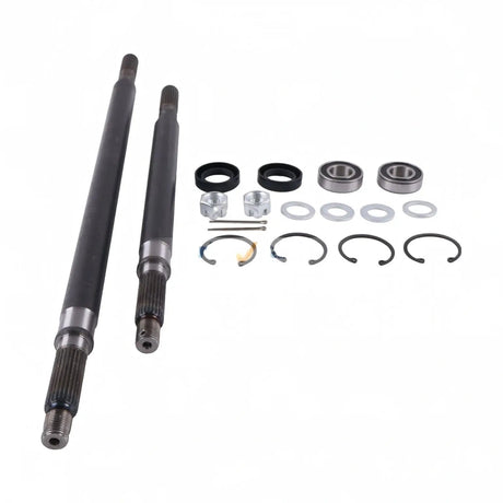Golf Cart Driver Side &amp; Passenger Side Rear Splined Axle Shaft Kit 20377 - G11 for 1994 - 2013 E - Z - GO TXT Medalist - Fab Heavy Parts