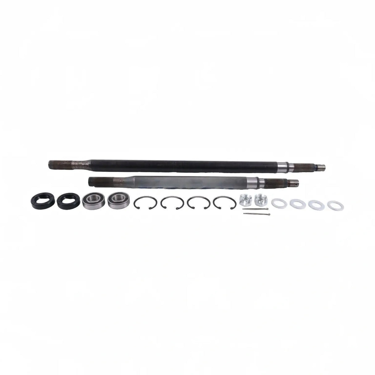Golf Cart Driver Side &amp; Passenger Side Rear Splined Axle Shaft Kit 20377 - G11 for 1994 - 2013 E - Z - GO TXT Medalist - Fab Heavy Parts
