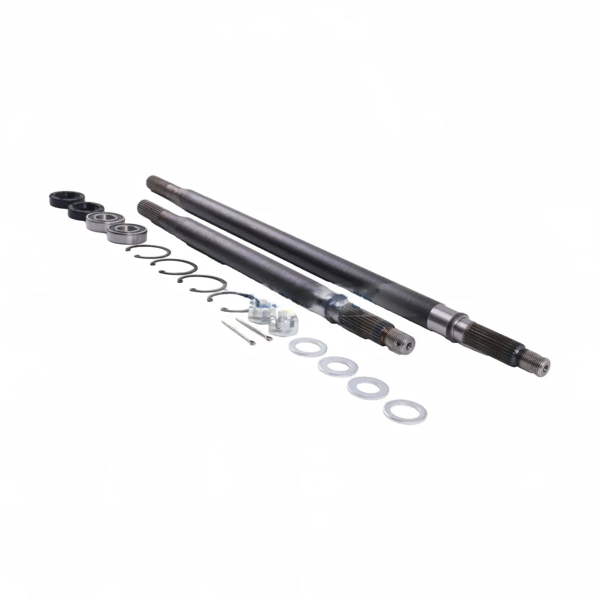 Golf Cart Driver Side &amp; Passenger Side Rear Splined Axle Shaft Kit 20377 - G11 for 1994 - 2013 E - Z - GO TXT Medalist - Fab Heavy Parts