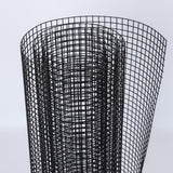 Hardware Cloth 5 ft × 50 ft 19 Gauge 1/2 inch Black PVC Vinyl Coated Welded Wire Fence Poultry Netting Chicken Coop Cover Wire Fencing Black PVC Wire Mesh - Fab Heavy Parts