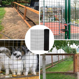 Hardware Cloth 5 ft × 50 ft 19 Gauge 1/2 inch Black PVC Vinyl Coated Welded Wire Fence Poultry Netting Chicken Coop Cover Wire Fencing Black PVC Wire Mesh - Fab Heavy Parts