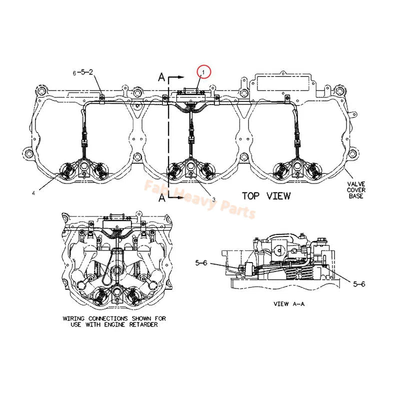 Harness Assembly 4P - 9537 4P9537 Fits for Caterpillar CAT Engine 3176B 3176C 3196 Excavator 345B 365B - Fab Heavy Parts