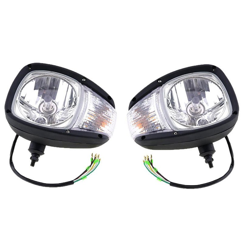 Head Light Assembly 7164373 7164374 Aftermarket Replacement For Bobcat Loader T2250 T2556 T2566 T35100 T35120 T3571 T40150 T40170 T40180 TL360 TL470 V417 V518 - Fab Heavy Parts