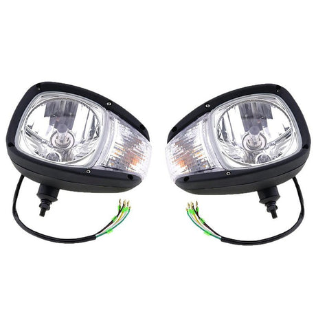 Head Light Assembly 7164373 7164374 Aftermarket Replacement For Bobcat Loader T2250 T2556 T2566 T35100 T35120 T3571 T40150 T40170 T40180 TL360 TL470 V417 V518 - Fab Heavy Parts