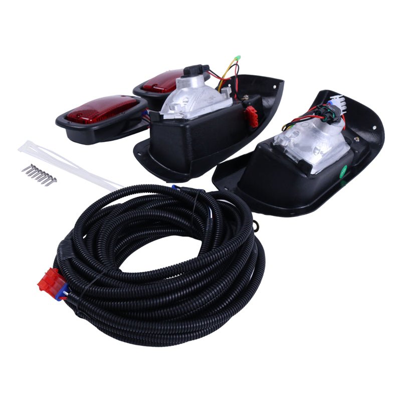Headlights and Tailights Kit FGFHLTL005 for Golf Cart Club Car DS Gas or Electric Model 1993+ - Fab Heavy Parts